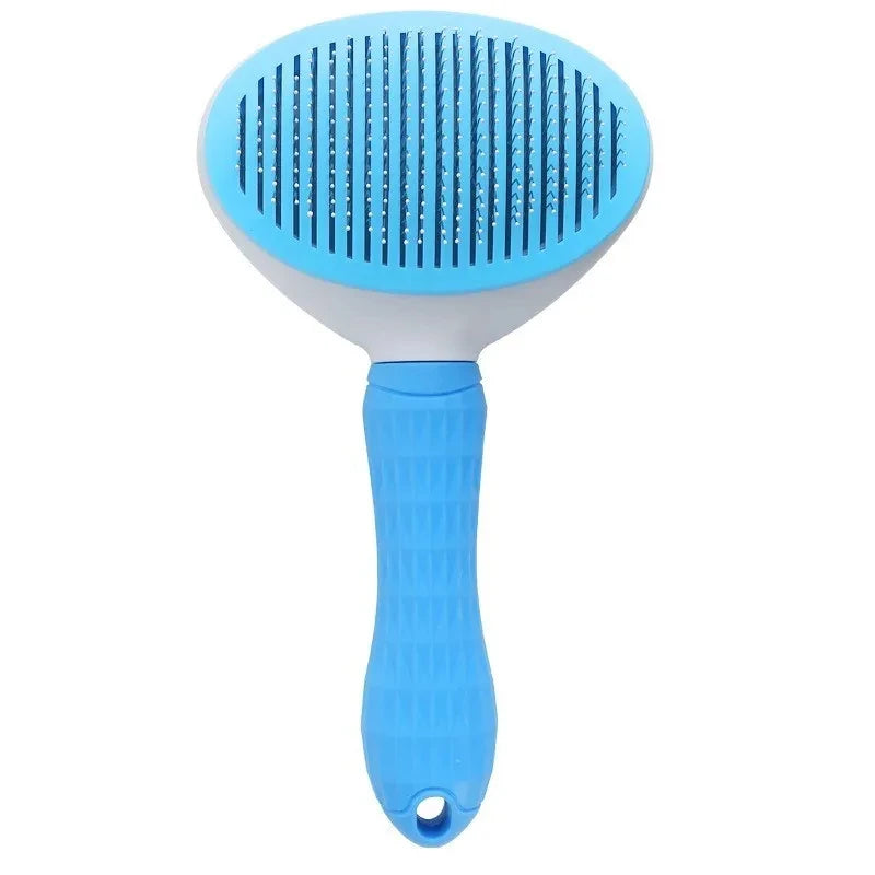 Escova Autolimpante para Cães e Gatos – Pente Removedor de Pelos e Desembaraçador para Grooming**