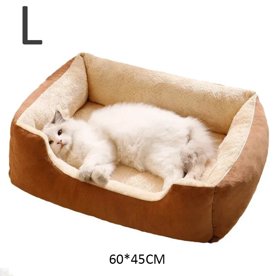 Cama Confortável para Cães e Gatos – Almofada Macia para Descanso, Casinha e Acessório para Animais de Estimação**