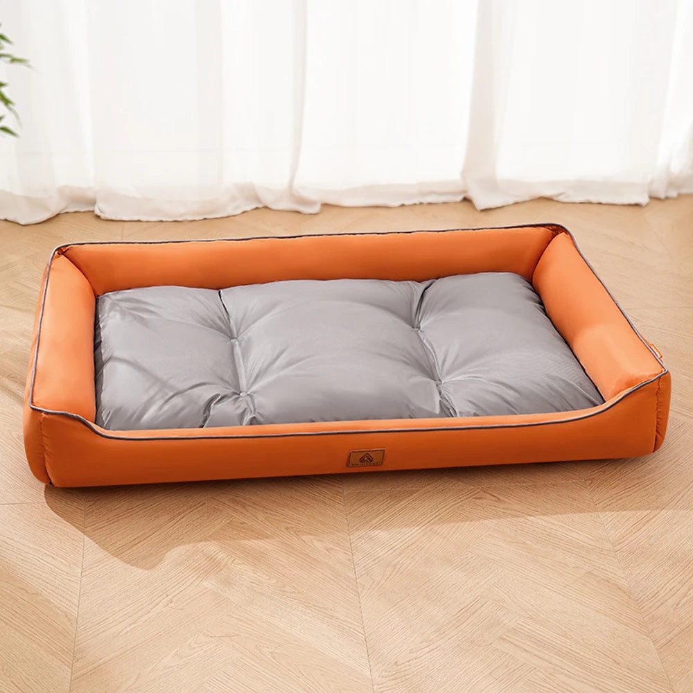 Cama Sofá para Cães e Gatos – Cama Grande, Quente e Confortável para Descanso no Inverno**