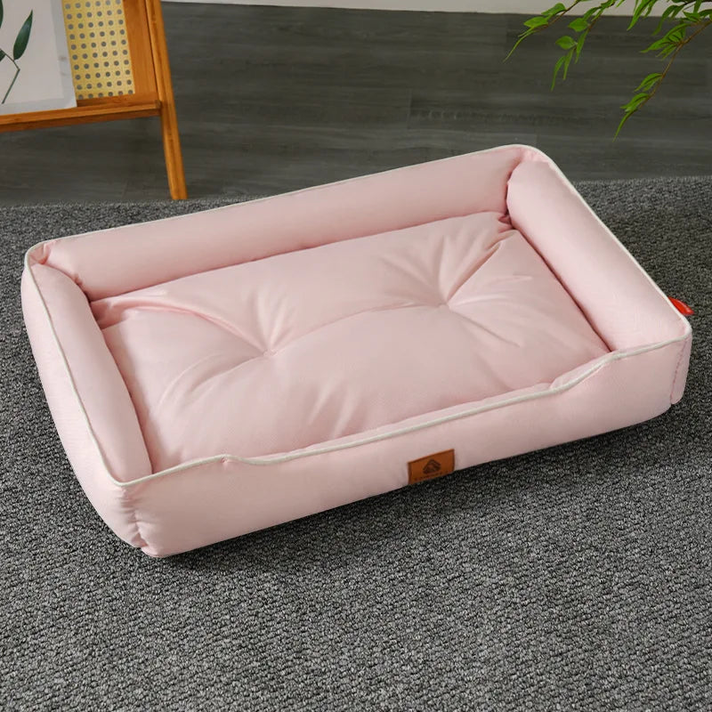 Cama Sofá para Cães e Gatos – Cama Grande, Quente e Confortável para Descanso no Inverno**