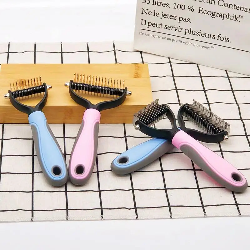 Escova Profissional Removedora de Pelos para Cães e Gatos – Pente para Redução da Queda de Pelo e Grooming