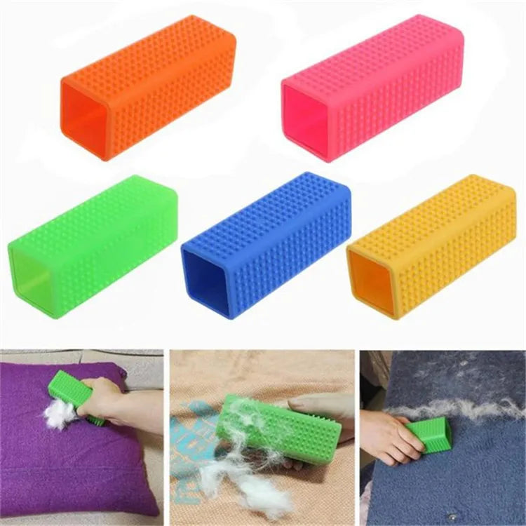 Escova Removedora de Pelos para Cães e Gatos – Escova de Silicone para Limpeza de Pelos em Roupas, Sofás, Carpetes e Automóvel**