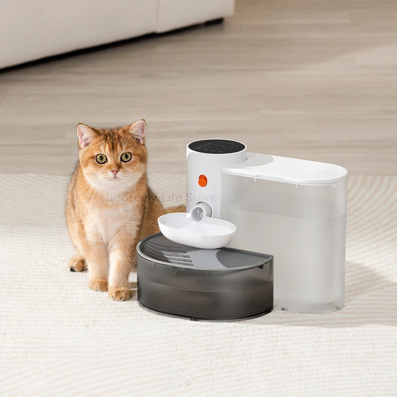 Fonte de Água Automática para Cães e Gatos – Bebedouro com Água em Movimento sem Ligação Elétrica**