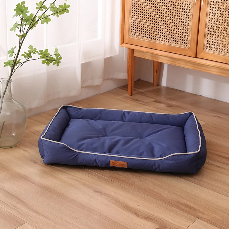 Cama Sofá para Cães e Gatos – Cama Grande, Quente e Confortável para Descanso no Inverno**
