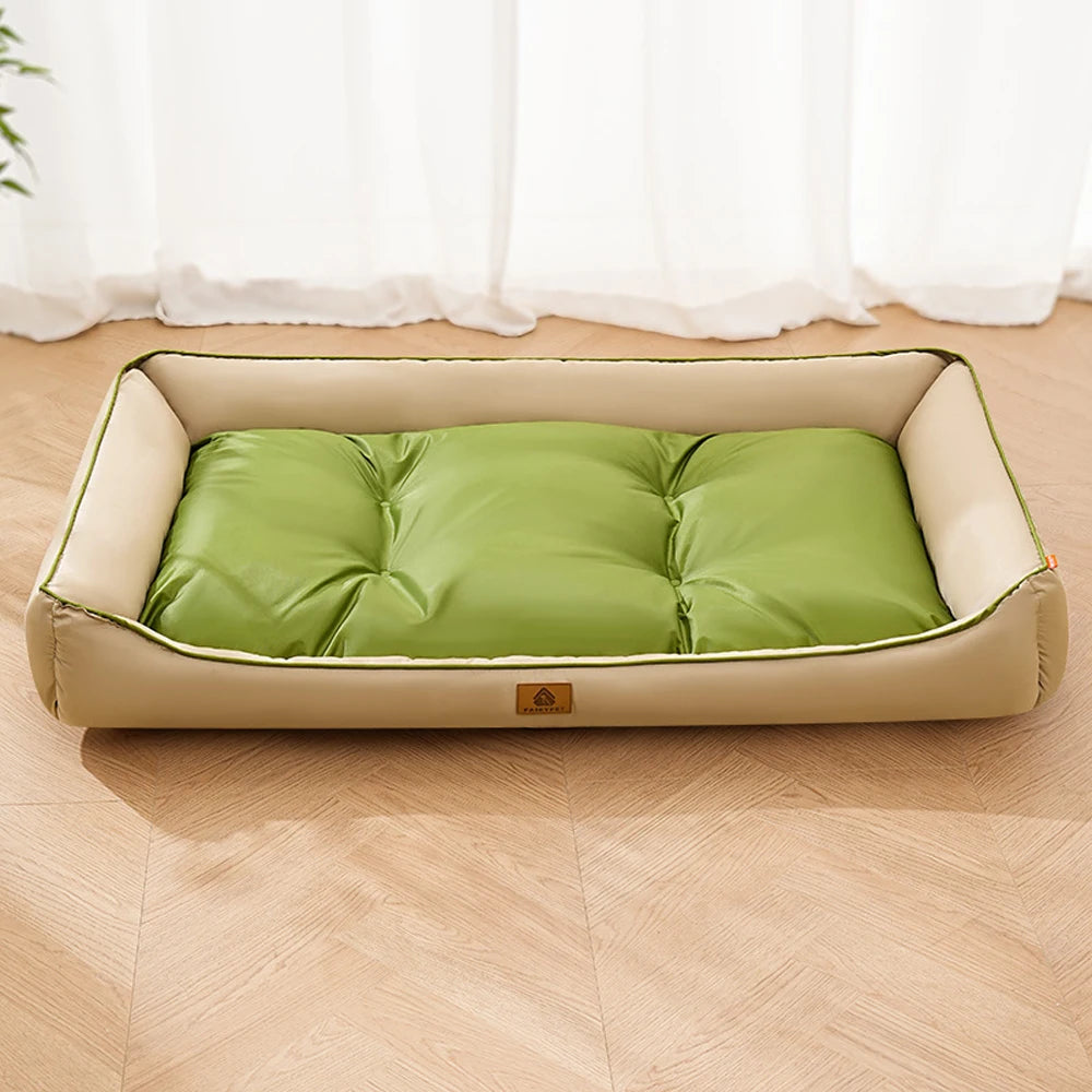 Cama Sofá para Cães e Gatos – Cama Grande, Quente e Confortável para Descanso no Inverno**