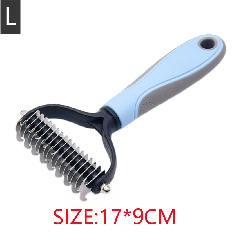 Escova Profissional Removedora de Pelos para Cães e Gatos – Pente para Redução da Queda de Pelo e Grooming