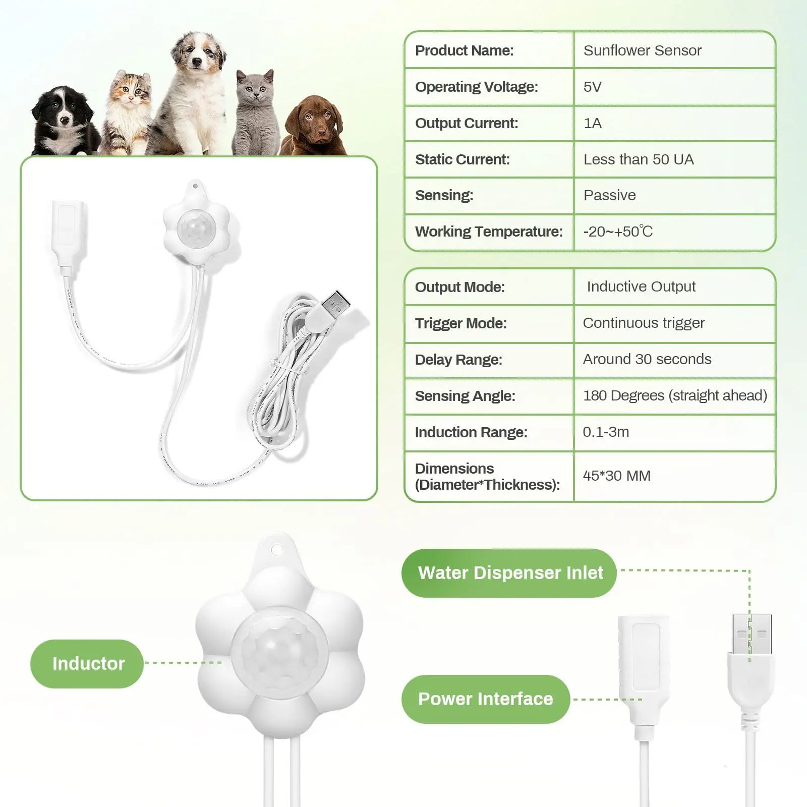 Fonte de Água Automática para Cães e Gatos com Sensor de Movimento – Bebedouro USB com Filtro e Sensor Infravermelho**