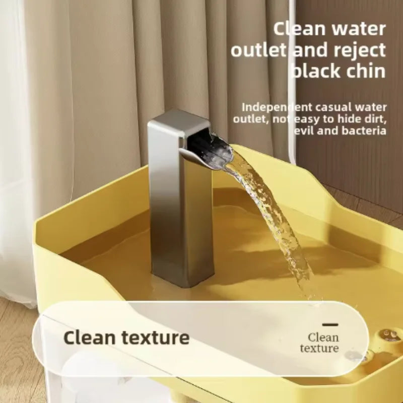 Fonte de Água Automática para Gatos com Filtro – Bebedouro Transparente com Bomba e Proteção Contra Funcionamento a Seco**