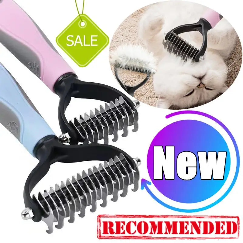 Escova Profissional Removedora de Pelos para Cães e Gatos – Pente para Redução da Queda de Pelo e Grooming