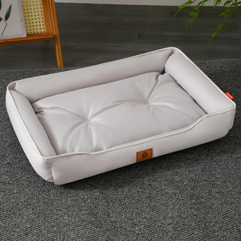 Cama Sofá para Cães e Gatos – Cama Grande, Quente e Confortável para Descanso no Inverno**