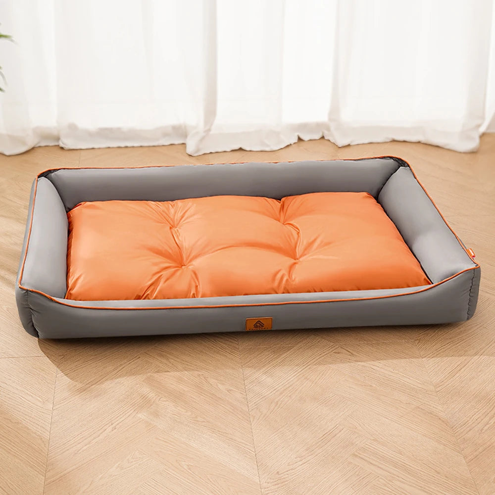 Cama Sofá para Cães e Gatos – Cama Grande, Quente e Confortável para Descanso no Inverno**
