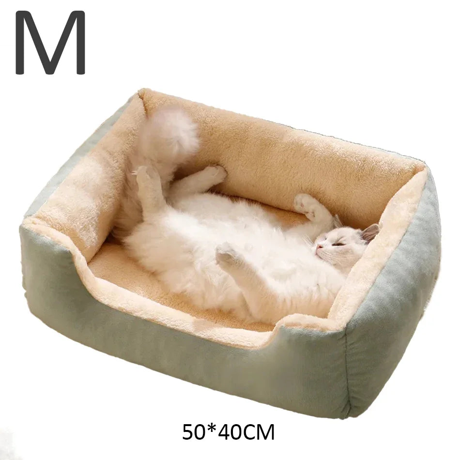 Cama Confortável para Cães e Gatos – Almofada Macia para Descanso, Casinha e Acessório para Animais de Estimação**