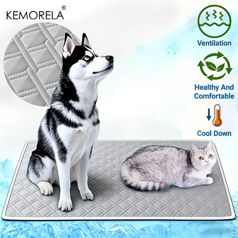 Tapete Refrescante para Cães e Gatos  Mantém o Seu Animal Fresco no Verão