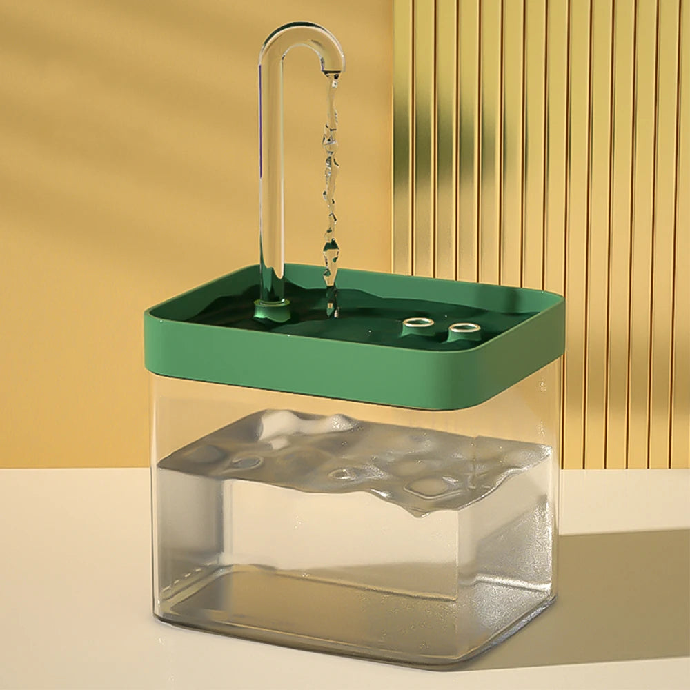 Fonte de Água Automática Transparente para Cães e Gatos – Bebedouro USB com Filtro e Bomba Ultra Silenciosa**