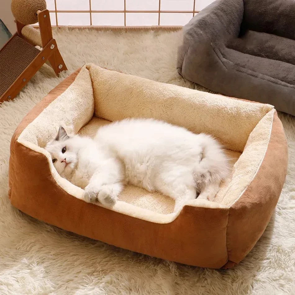 Cama Confortável para Cães e Gatos – Almofada Macia para Descanso, Casinha e Acessório para Animais de Estimação**
