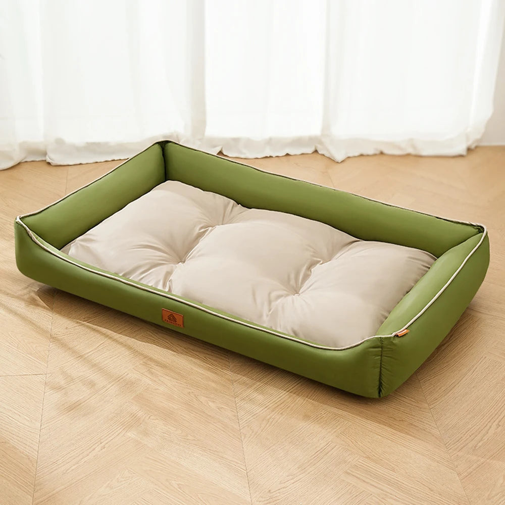 Cama Sofá para Cães e Gatos – Cama Grande, Quente e Confortável para Descanso no Inverno**