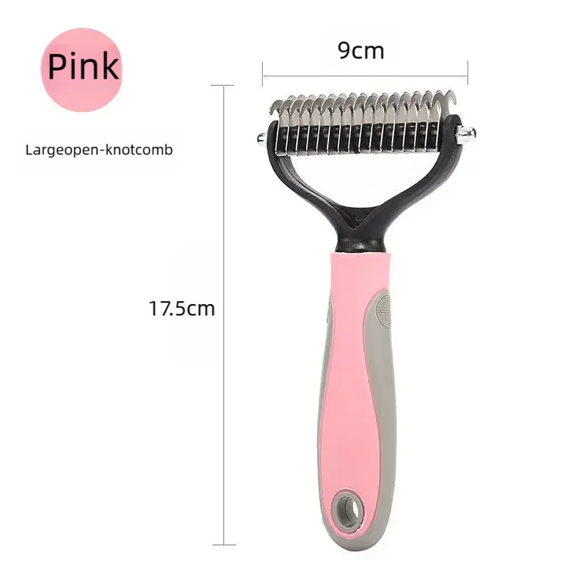 Escova para Cães e Gatos – Pente Removedor de Pelos para Grooming e Cuidados da Pelagem de Pelo Curto, Longo e Encaracolado**