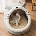 Cama Tenda para Cães e Gatos – Casinha Autoaquecida Dobrável, Lavável e Confortável para Animais de Estimação**