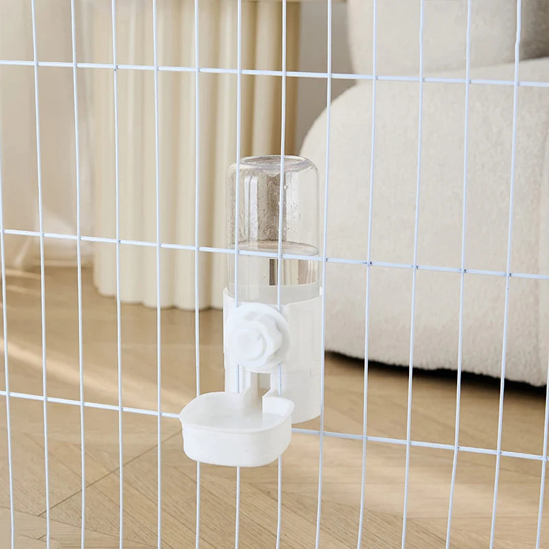 Comedouro e Bebedouro Automático para Cães, Gatos e Coelhos – Taça Suspensa para Gaiolas**