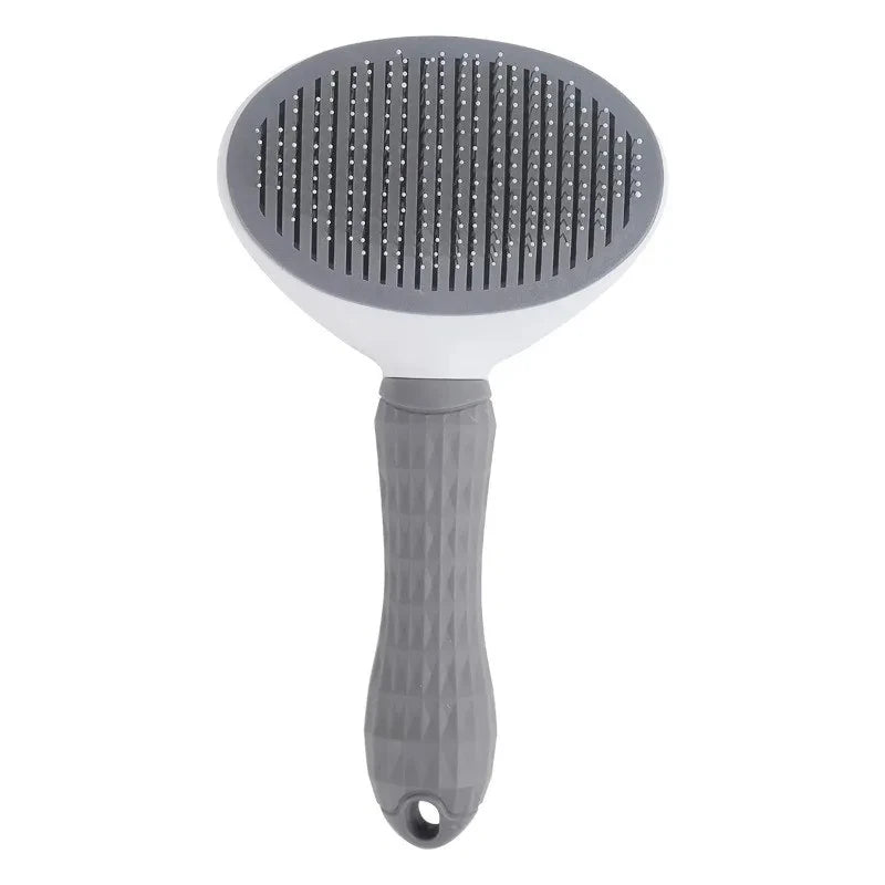 Escova Autolimpante para Cães e Gatos – Pente Removedor de Pelos e Desembaraçador para Grooming**